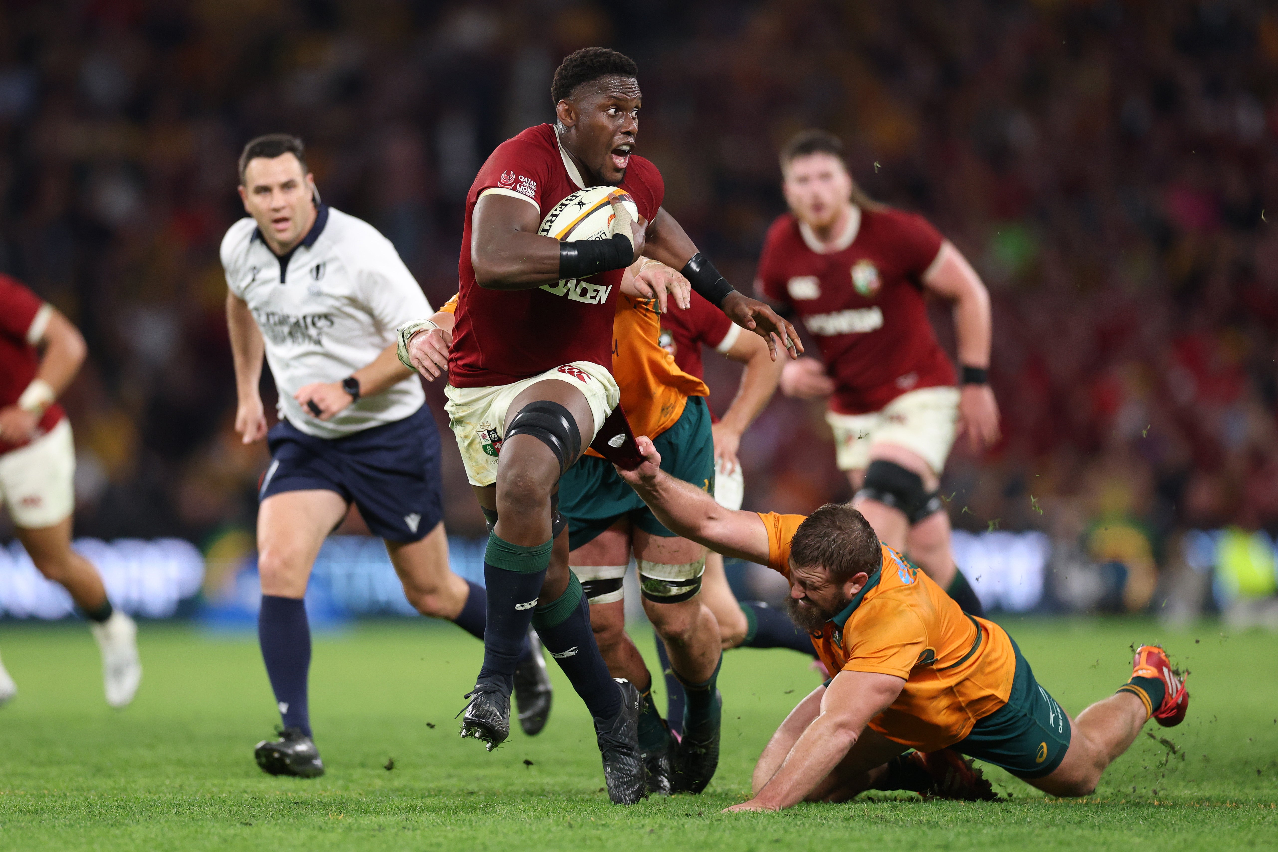 The Lions, led by Maro Itoje, overpowered Australia in a dominant first half