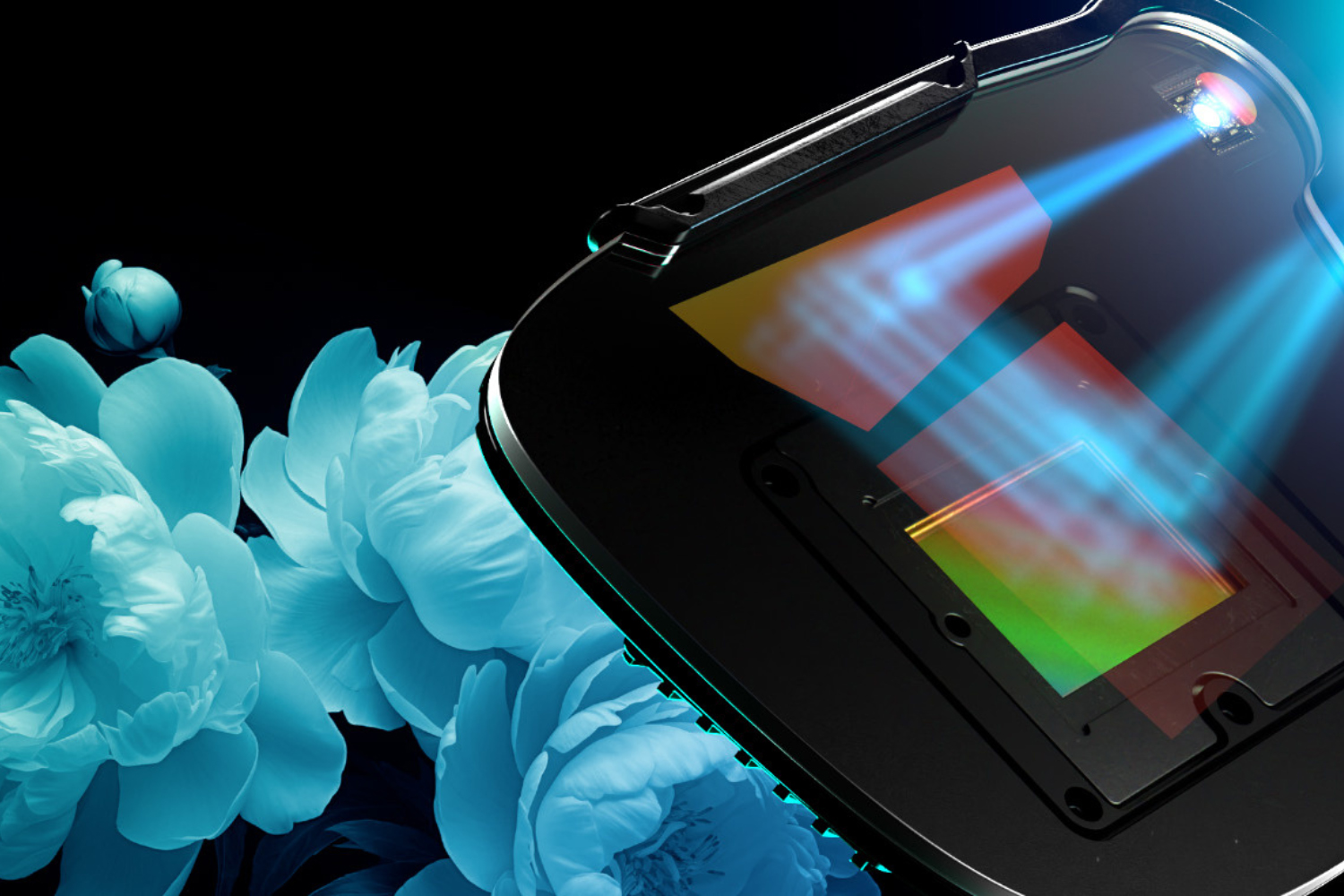 Concept art for a mixed reality display.