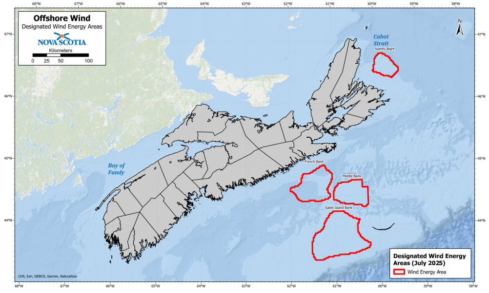 Canada’s First Offshore Wind Energy Areas Designated
