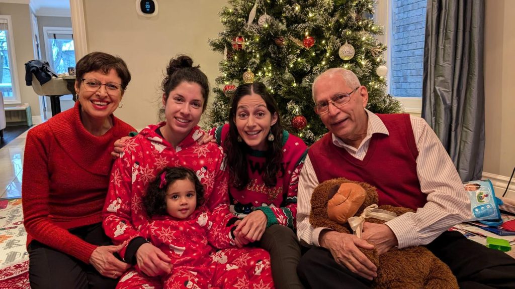 Shahnaz Pestonji (left) with her husband Soli, daughters Yasmin and Dina and granddaughter.