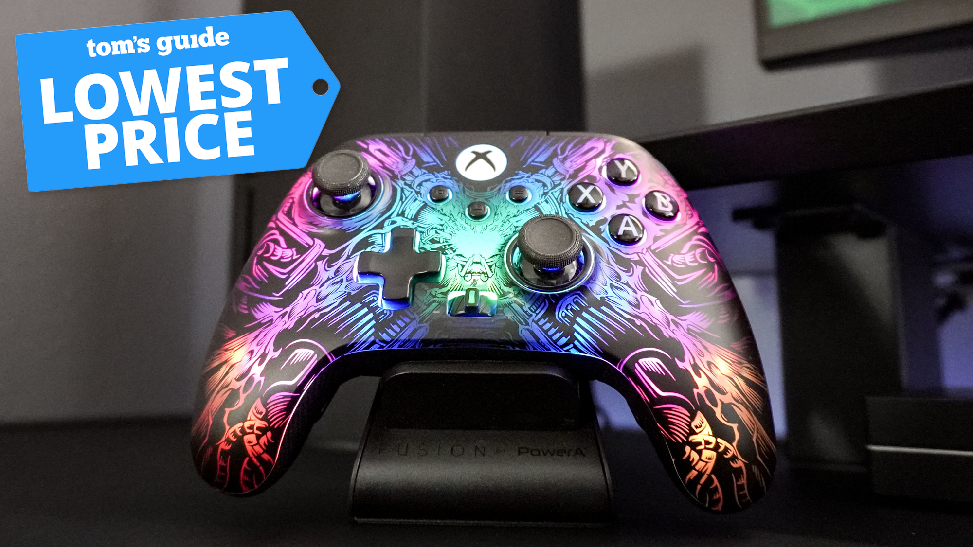 PowerA Fusion Pro Wireless Controller with a Tom's Guide Lowest Price deals badge on top