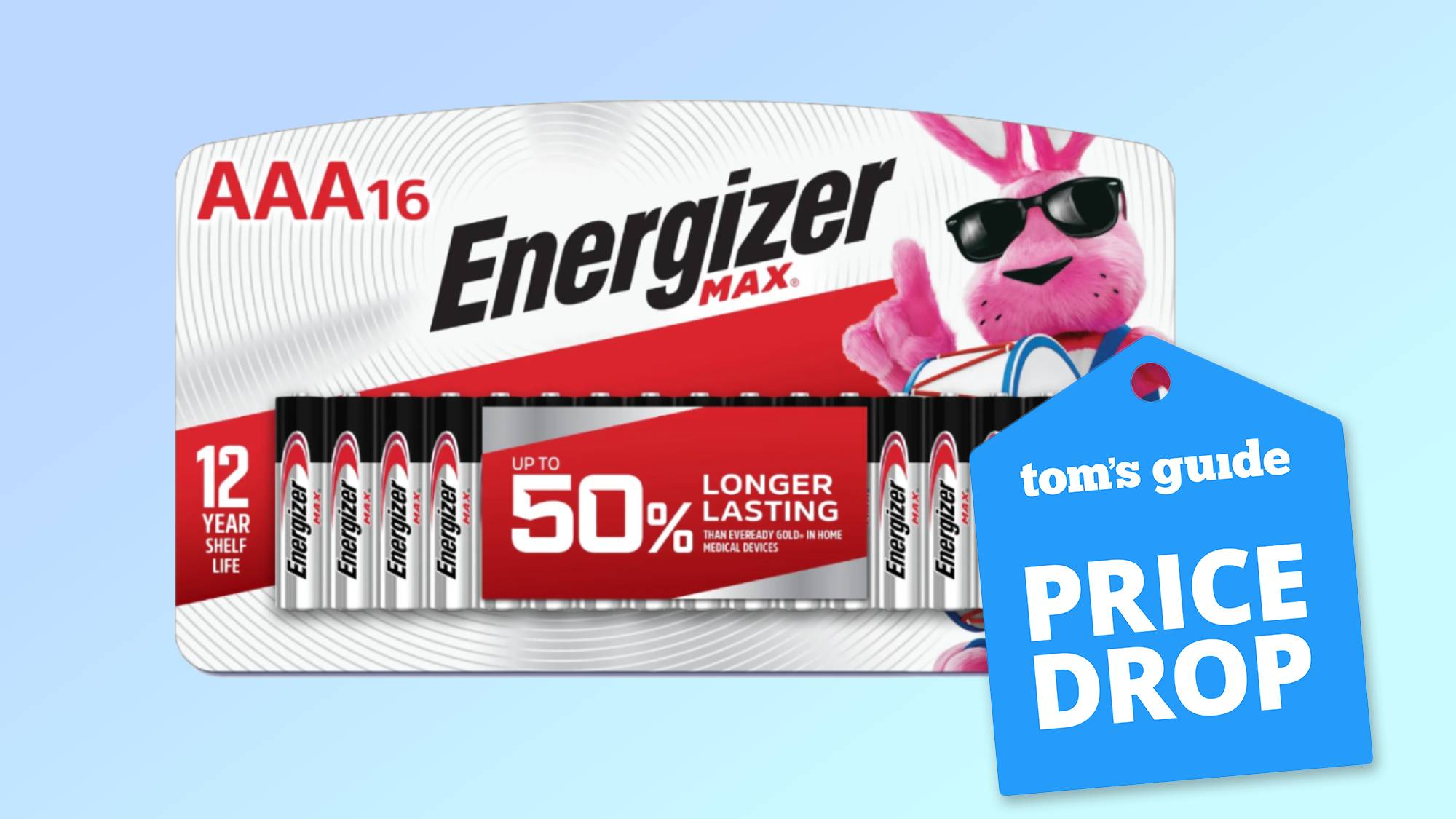 Energizer MAX AAA Batteries (16 Pack), Triple A Alkaline Batteries