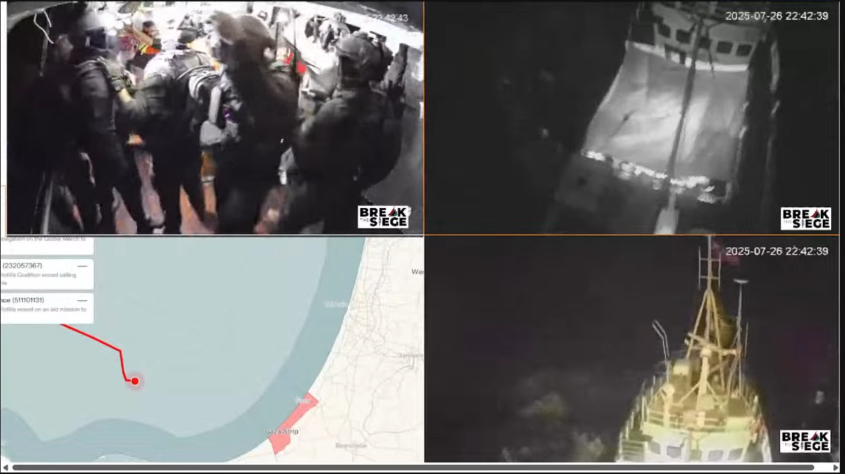 Gaza flotilla seized by IDF towed to Ashdod, activists taken into custody upon entry