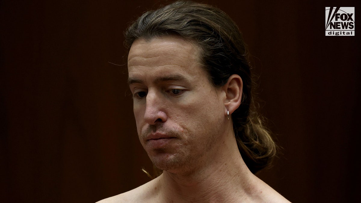 Sam Haskell appears in court for a preliminary hearing