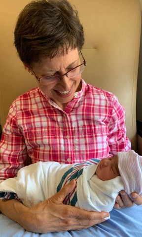 Shahnaz Pestonji is pictured holding her granddaughter Shayna in this photo provided by her family.