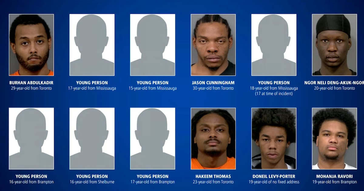 Peel police bust ‘violent’ crime groups linked to 17 home invasions