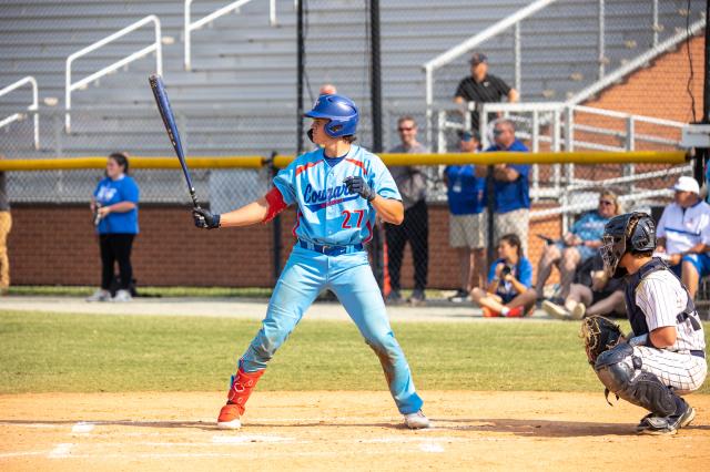 Luke Stevenson (27) of Wake Forest. Wake Forest takes on TC Roberson for the NCHSAA 4A Baseball State Championship. (Photo by: Jerrell Jordan)