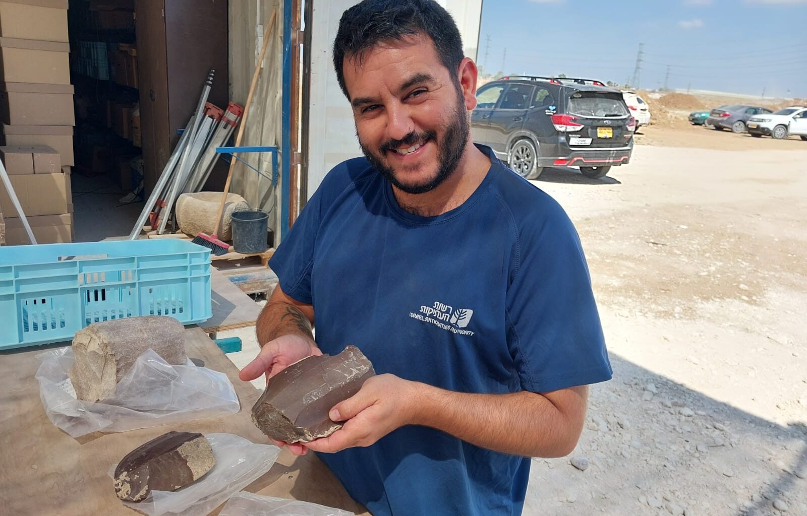 Rare intact 5,500-year-old Canaanite blade workshop unearthed in southern Israel
