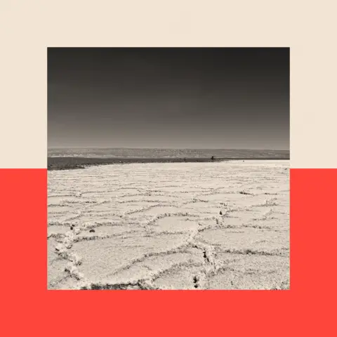 BBC A treated image of a wide shot of Salar de Atacama, Chile