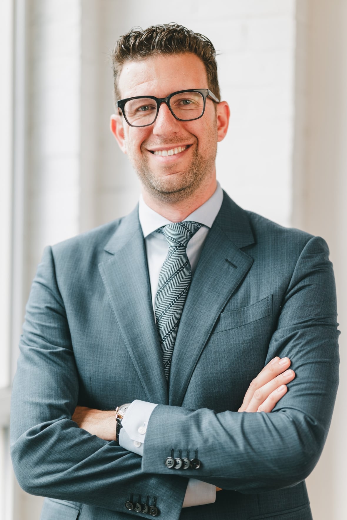 Man with arms folded