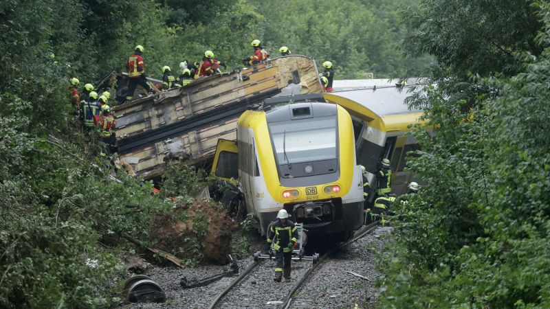 Passenger train derails in Germany killing at least 3 people