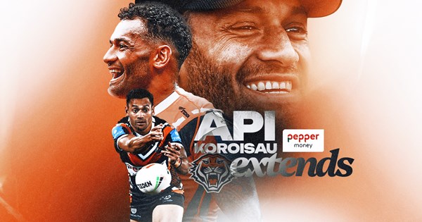 Koroisau extends stay at Wests Tigers