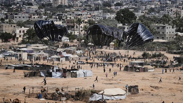 Canadian aid part of Gaza airdrop after Israel loosens restrictions
