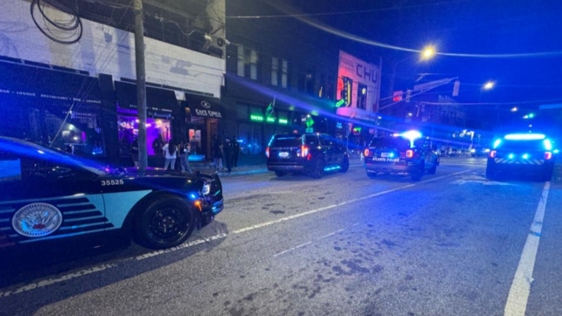 Edgewood Avenue Atlanta mass shooting 1 killed 10 others wounded