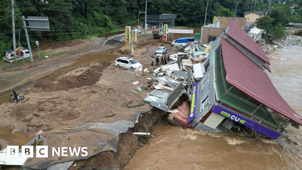 South Korea floods trigger landslides and leave at least 14 dead