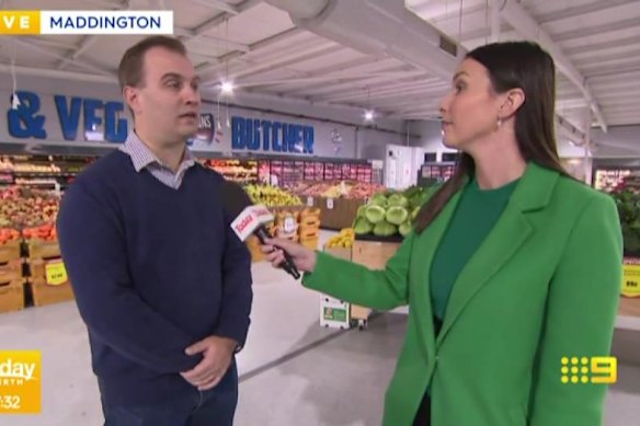 IGA Maddington owner Ben Hepinstall. 