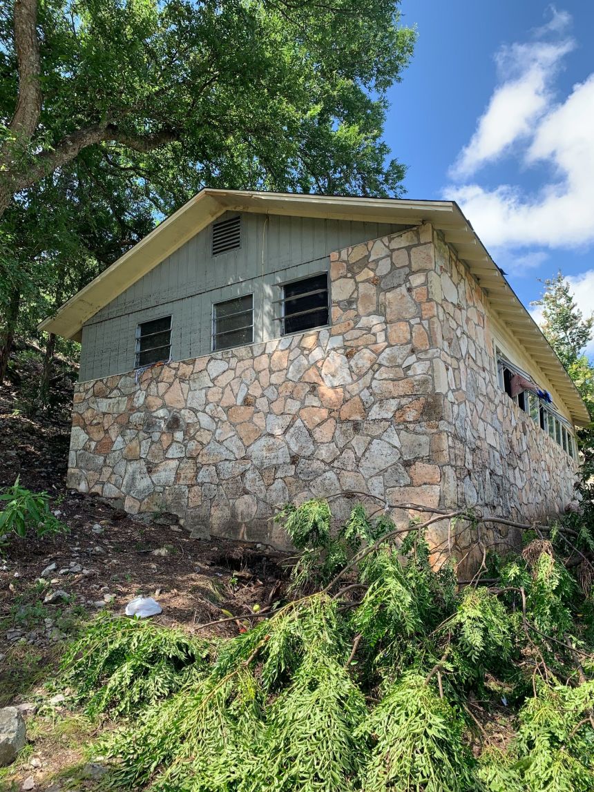 Bug House cabin, part of Camp Mystic near the Guadalupe River.