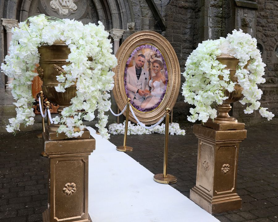 Flowers at Marguerita’s funeral
