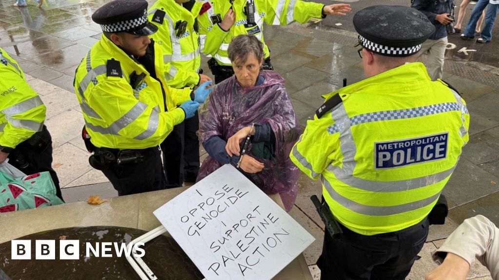 At least 80 arrests at Palestine Action ban protests across UK