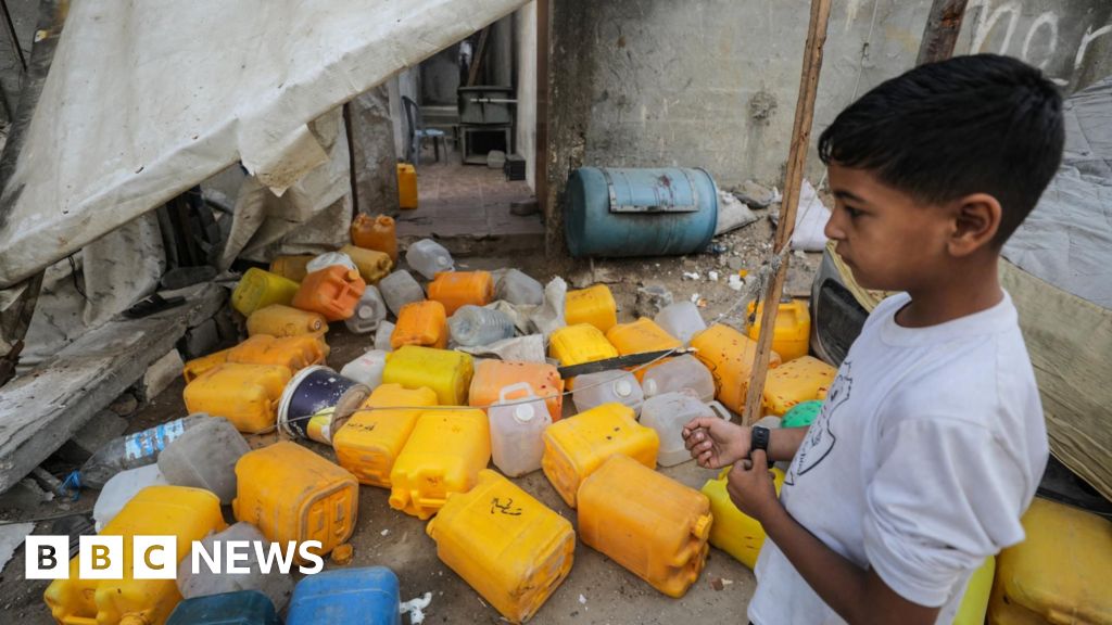 Gaza father's outrage after Israeli strike kills son 'searching for a sip'