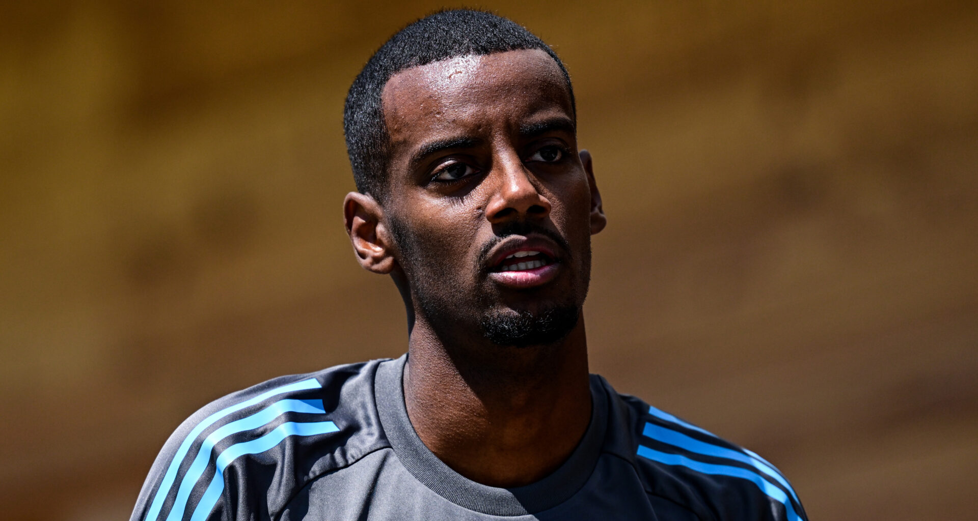 Alexander Isak in Newcastle training