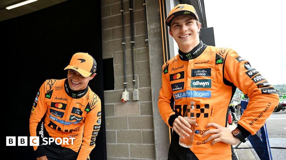 Lando Norris and Oscar Piastri