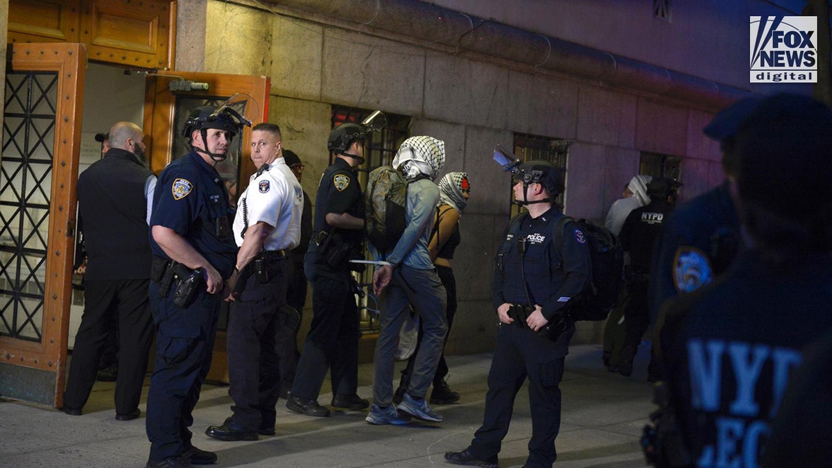 Anti-Israel protesters arrested on Columbia University campus