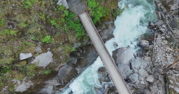 Othello Tunnels closed after fatal fall into Coquihalla River - BC