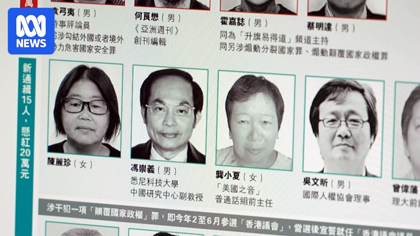 Hong Kong police issue arrest warrants for foreign nationals including Australian citizen Feng Chongyi