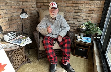 Don Cherry at his Mississauga, Ont., home on May 6, 2025.