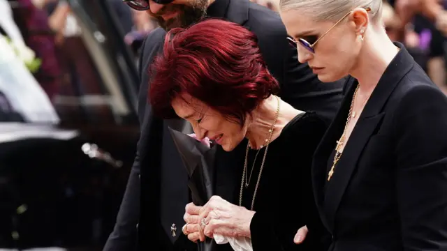 Sharon Osbourne crying
