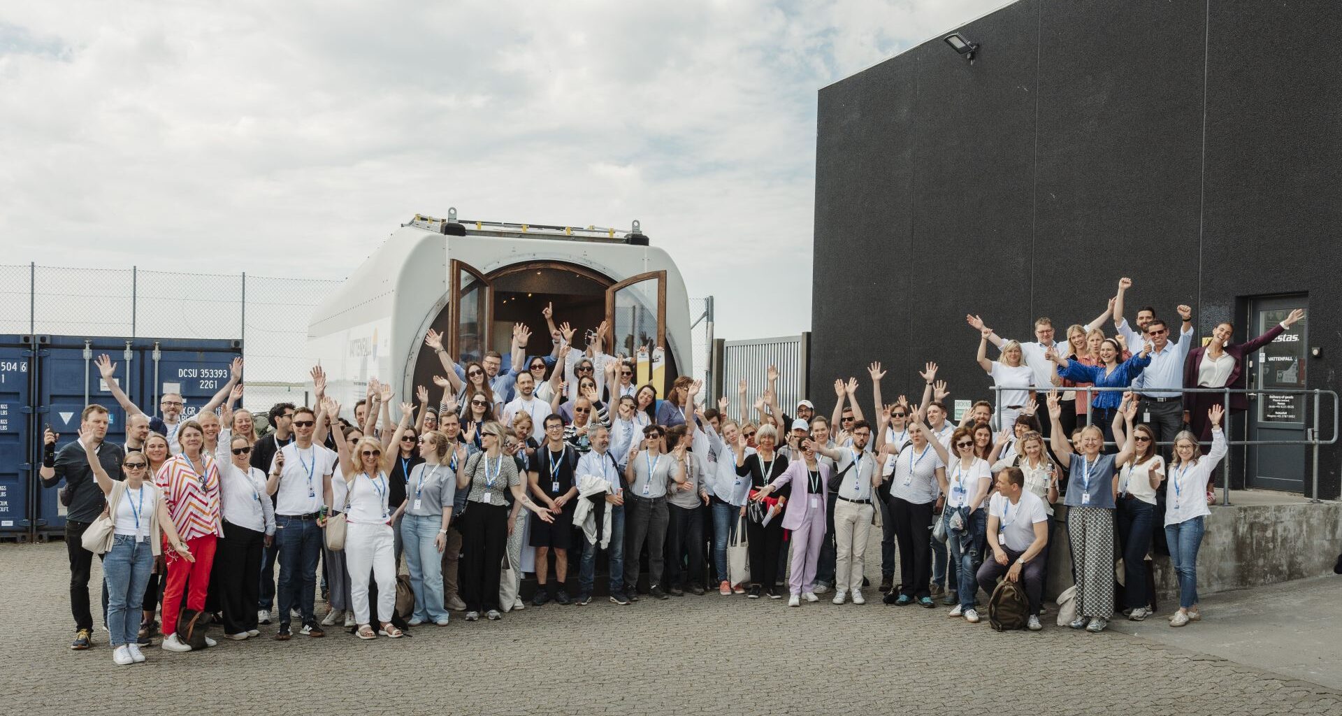 EU climate and environment attachés visit Vattenfall in Esbjerg