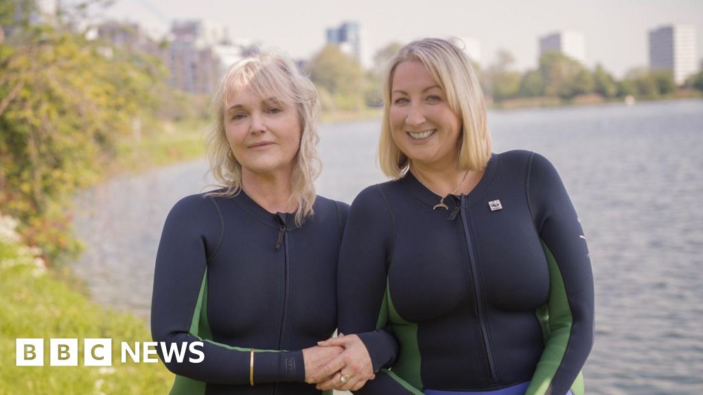 Film star Miranda Richardson prepares for Norfolk coastal swim