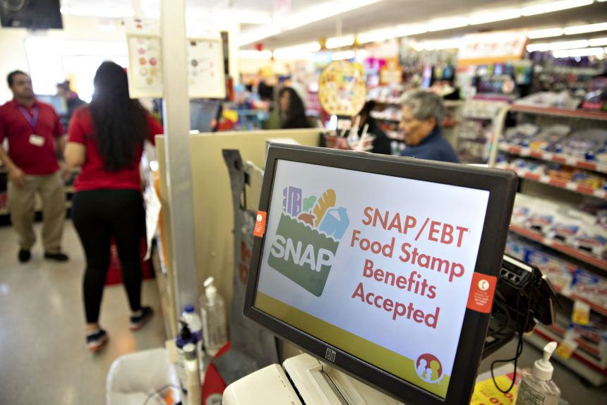 Around 42 million people receive SNAP benefits.