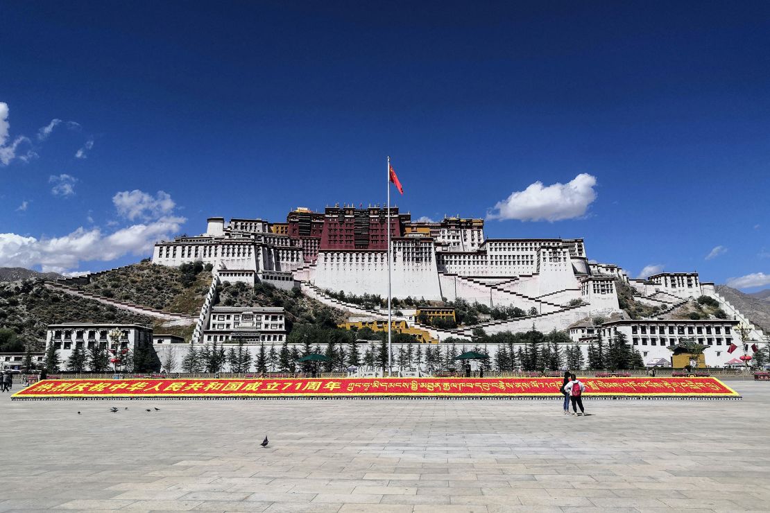 The Potala Palace in Lhasa, seen here in 2020, was the winter home of the Dalai Lama until he went into exile in 1959.