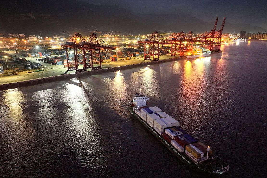 It takes time for higher tariffs applied to imported goods to work their way through supply chains and to the end consumer.