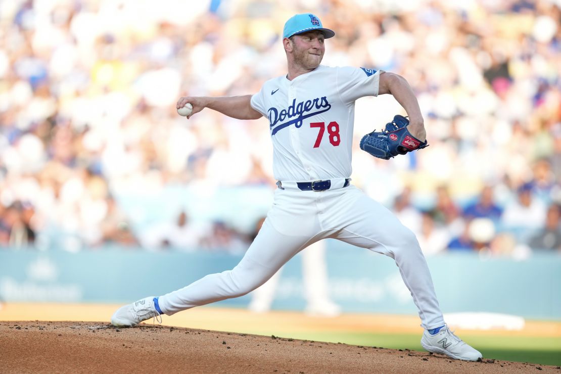 Ben Casparius lasted only three innings, throwing 59 pitches.