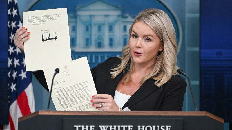 Trump announces new tariffs of up to 40% on a growing number of countries