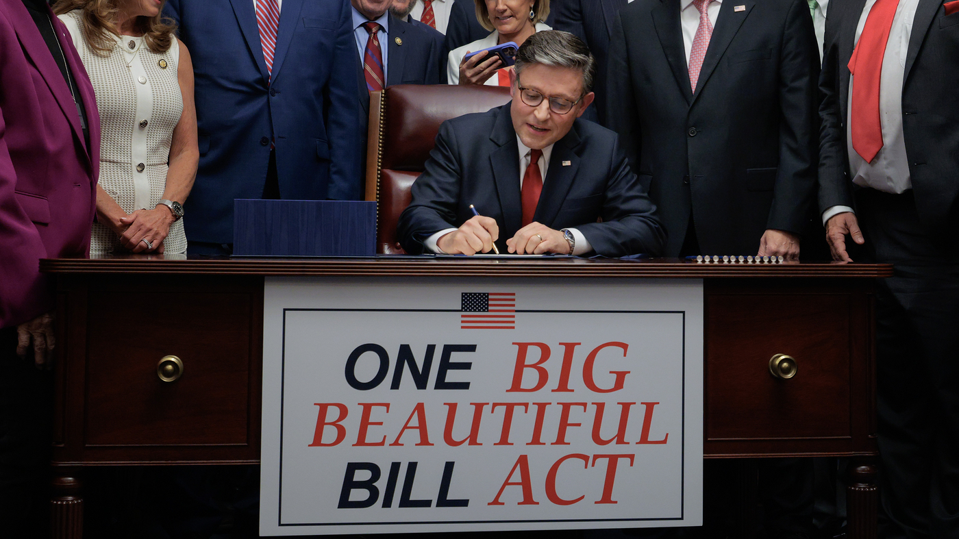 How Trump's big beautiful bill, tax cuts and bigger deficit will affect us all : Planet Money : NPR