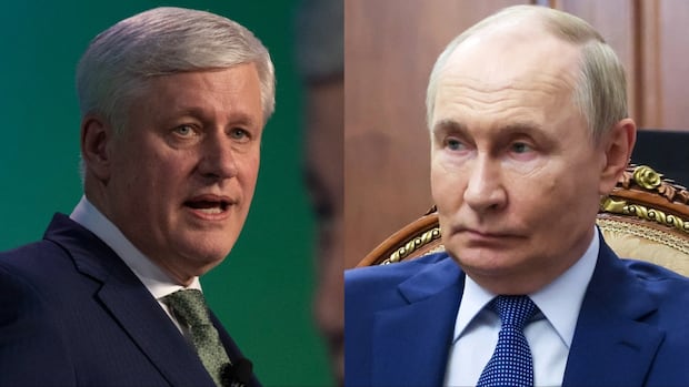'Vladimir Putin is a real-life Bond villain,' says former PM Stephen Harper