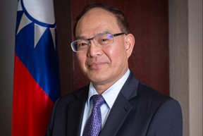 Harry Tseng, Taiwan's ambassador to Canada, in his Ottawa office on Friday, Nov. 15 2024.