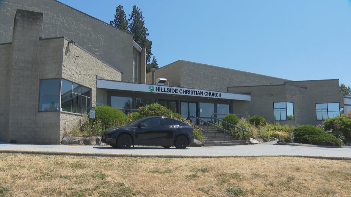 Cloverdale's Hillside Church is one of two places of worship allegedly disrupted by Steven Ravbar and Matthew Carapella. The pair are facing hate-motivated mischief charges.