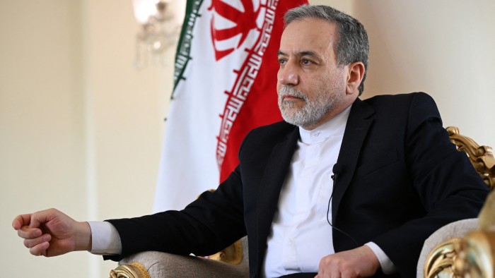 Iranian foreign minister Abbas Araghchi