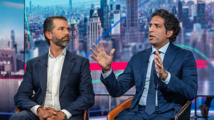 Donald Trump Jr and Omeed Malik
