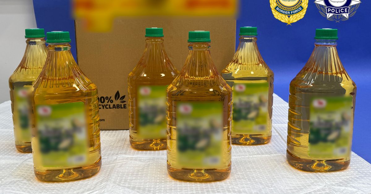 Bottles of cordial and oil found to contain liquid meth