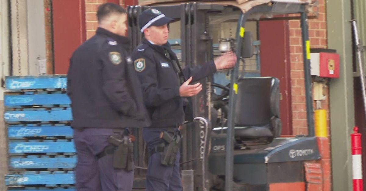 Man crushed to death under forklift in Sydney workplace