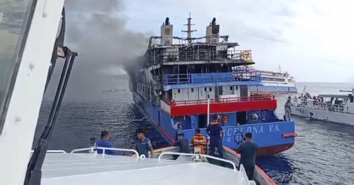 Indonesia ferry fire kills at least five people, more than 280 rescued off Sulawesi