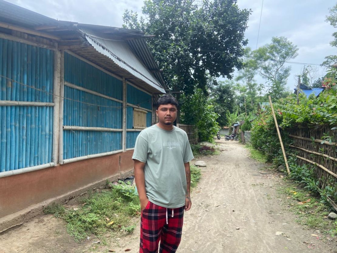 Ramesh Sanyasi, 24, was born in a refugee camp in Nepal and resettled in the US with his family when he was 10 years old.