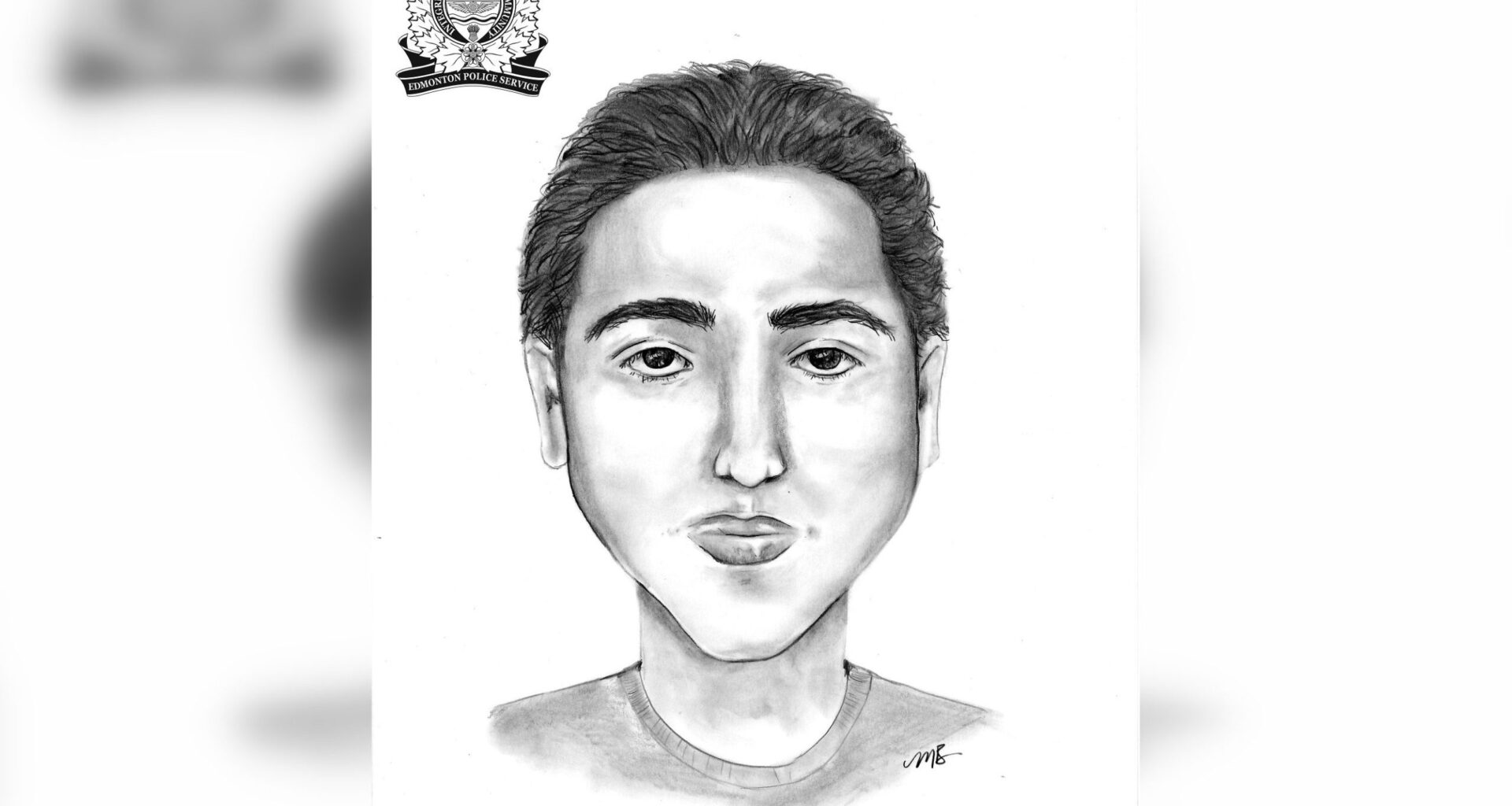 Edmonton police release sketch of man who allegedly sexually assaulted a woman
