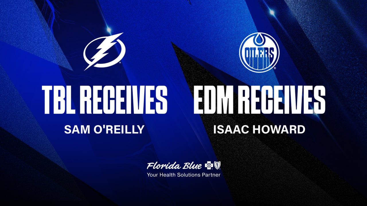 Lightning acquire forward Sam O'Reilly from Edmonton Oilers